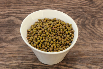 Vegetarian cuisine - dry green lentil