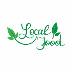 Eco label. Oganic green circle frames with leaves and branches, bio products stamp, ecology friendly emblem, quality product badge promotion decoration element hand drawn single illustration