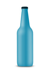 blue bottle of beer