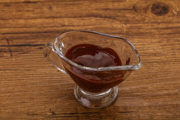 Traditional Barbicue sauce in the bowl