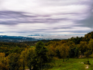 Fototapeta na wymiar autumn in the mountains