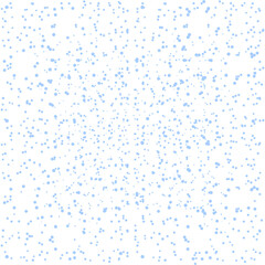 Snow falling, winter seamless pattern, poster design template, vector illustration