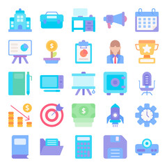 Work Space icon pack for your web site design, logo, app, UI. Vector graphics illustration and editable stroke. EPS 10.