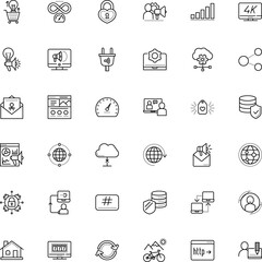 internet vector icon set such as: player, multimedia, measurement, worker, admin, tool, asean, no, education, statistic, delete, halong, single, gaming, grid, romantic, class, card, unlimited, post