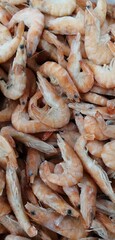 shrimps on the market