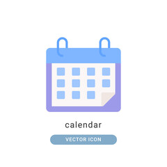 calendar icon vector illustration. calendar icon flat design.