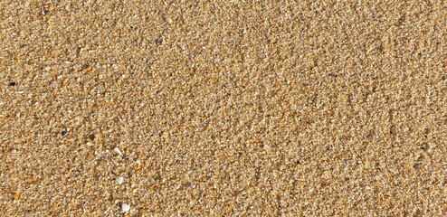 Detail of surface texture with small pebble rock and sand background.