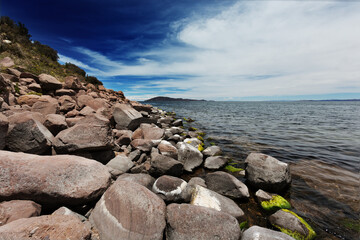 Fototapeta na wymiar Lac Titicaca Pérou