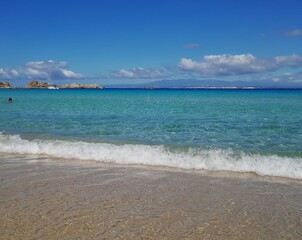 Beautiful beach with turquoise water