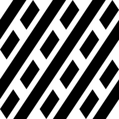 Seamless vector. Diagonal lines, parallelograms background. Tilted stripes, quadrangles backdrop. Geometrical pattern. Ethnic ornament. Digital paper, web design, textile print, abstract wallpaper.