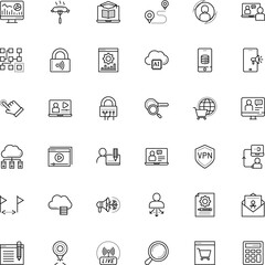 internet vector icon set such as: dictionary, loyalty, monochrome, calculation, page, radio, speaker, analysis, drawn, text, computer-based, art, finance, basket, cyberspace, lesson, workspace