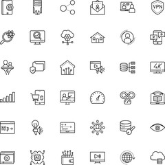 internet vector icon set such as: plan, data architecture, course, magnify, antivirus, attack, funnel, html, choice, round, wifi, manager, avatar, wallet, graduation, pay, web hosting, protocol, save