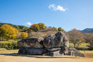 奈良県明日香村の石舞台古墳 © Tsuboya