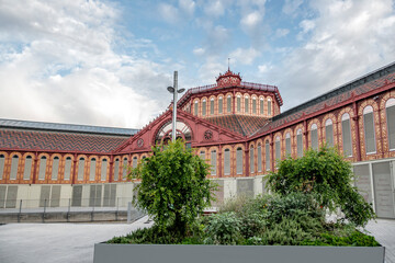 Sant Antoni public market in Barcelona, Spain