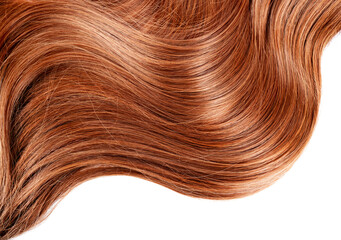 Fototapeta premium Curly red hair