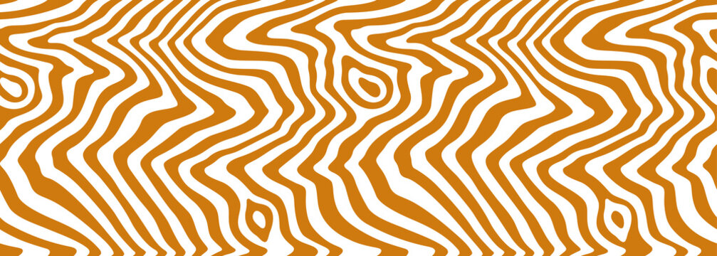 Vector Seamless Pattern with Flowing Salted Caramel. Abstract Border Sweet Texture. Creative Food Background for Packaging Design and Advertisement