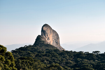 sunset in the mountains
