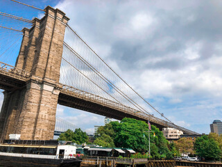 Naklejka premium The Brooklyn Bridge, New York City
