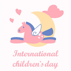 Postcard for international children's day