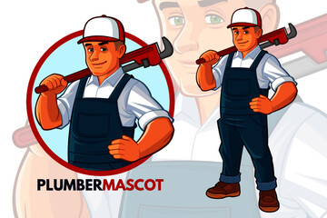 Plumber Mascot Design