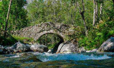 Pont des Oulles - Valgaudemar (Hautes-Alpes)