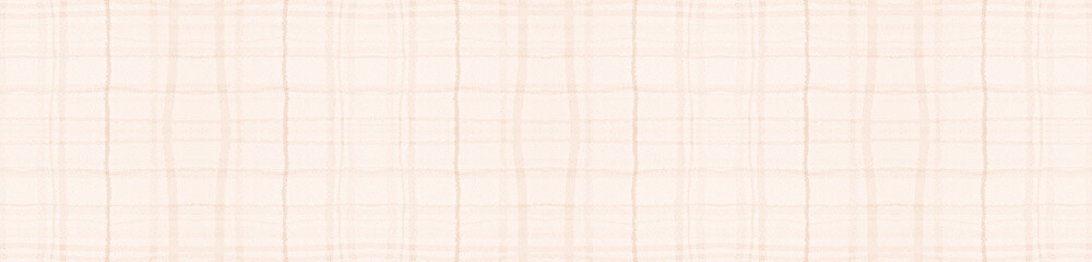 Beige Pastel Check. Seamless Picnic Texture. 