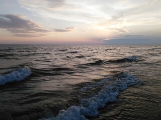 Obraz premium sunset on the sea