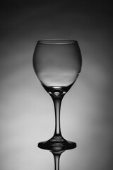 empty wine glass