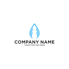 Water drop Logo Template vector illustration design