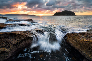 Sunrise at Pearl Beach on NSW Central Coast