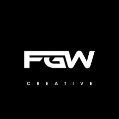 FGW Letter Initial Logo Design Template Vector Illustration	
