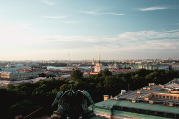 Obraz premium saint-petersburg panorama