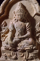 The Buddha - ceramic votive plaque - China, Song Dynasty - genuine
- 393687986