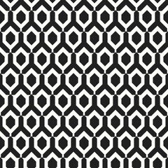 vector black honeycomb seamless pattern on white