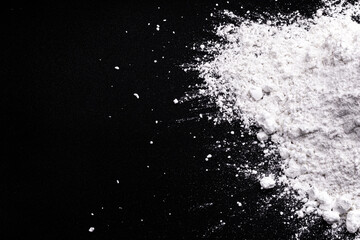 plaster in powders. industrial production used in construction, in natural state or mortar. Construction concept