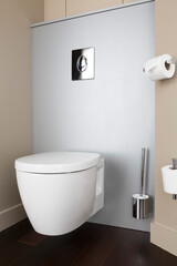Toilet, modern bathroom toilet, UK