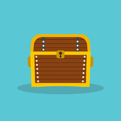 Chest icon. Vector illustration.
