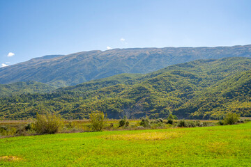 Fototapeta premium Beautiful and quiet nature landscape.