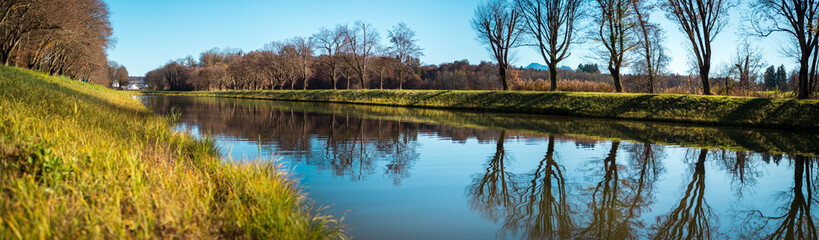 Herbst auf der Herreninsel am Chiemsee, Bayern