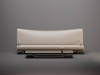 3d render of a leather sofa

