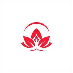 logo yoga icon templet vector templet