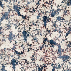 Seamless old aged tapestry rug kilim pattern. High quality illustration. Sun bleached red, burnt orange, and turquoise blue colored vintage Turkish style rug design. Antique carpet graphic design.