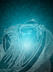 浮世絵　町人　その1　クリスタルバージョン