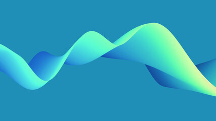 Abstract wavy background with modern gradient colors. Dynamic Effect. Abstract Vector Illustration. Design Template. Modern Pattern.