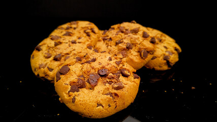 American chocolate chip cookies - food photography