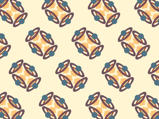 Fototapeta premium Abstract geometric seamless pattern, design vector template element