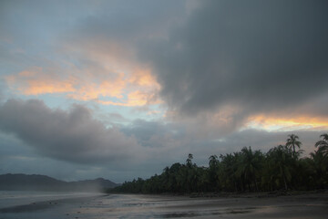 sunset over the Ocean