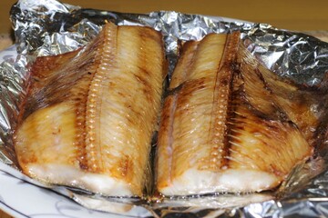 焼いたホッケの干物