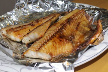 焼いたホッケの干物