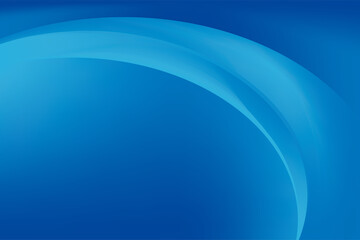 Abstract Smooth Blue Curvy Background Design Template Vector, Flowing Blue Mesh Gradient Element with Copy Space for Text 